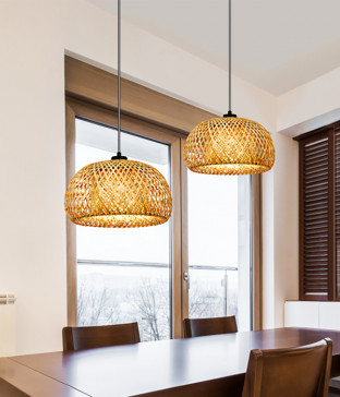 라스크 펜던트조명, 식탁등, 인테리어 식탁조명, 라탄조명 (소형,대형)